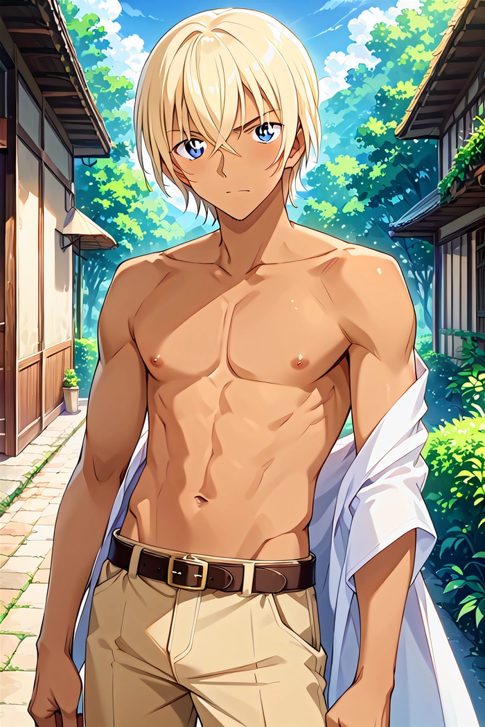 Ảnh Amuro Tooru trong Conan lạnh lùng cuốn hút