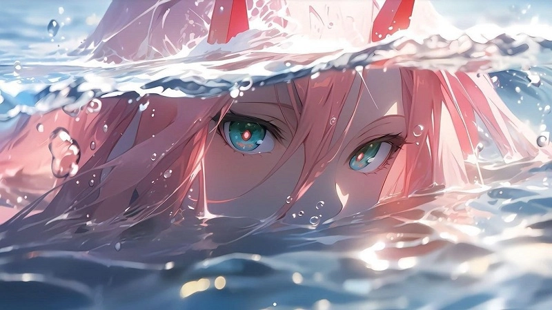 Hình ảnh cô gái anime xinh xắn