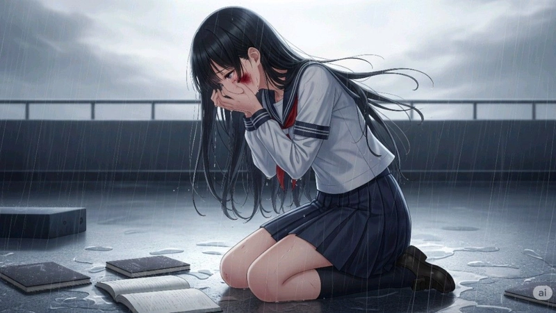 Ảnh anime nữ học sinh ngầu cá tính