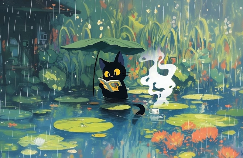 Bộ sưu tập ảnh mèo anime đẹp chất lượng cao