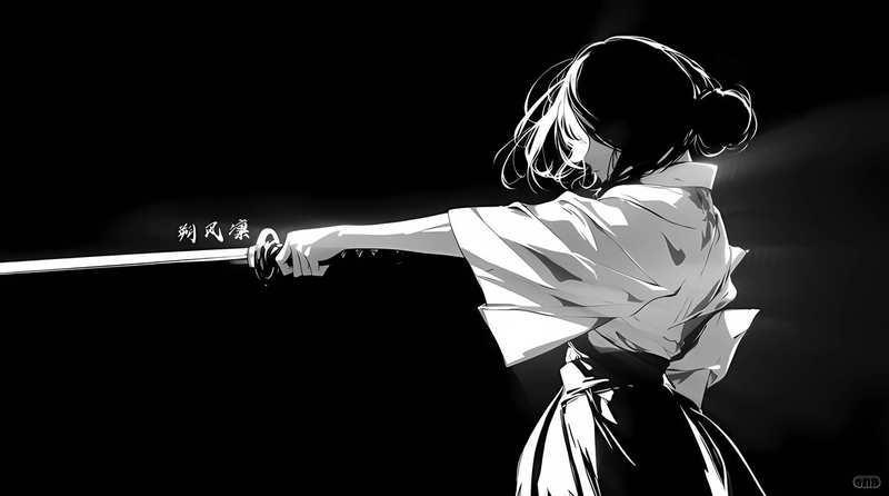 Hình ảnh anime nam trắng đen cá tính
