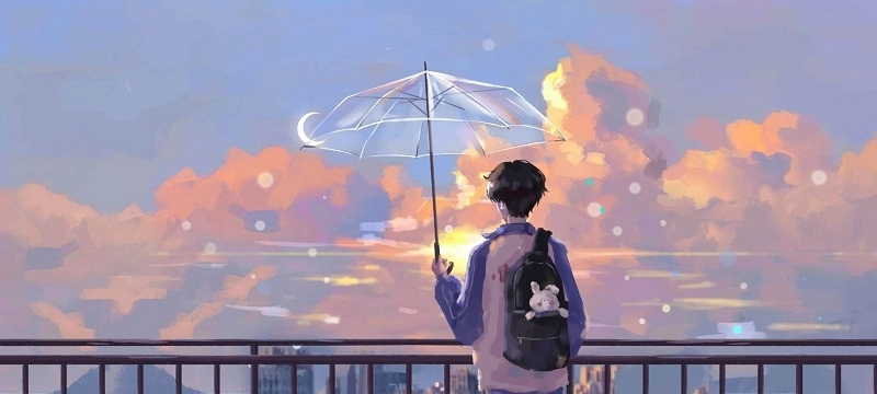 Ảnh Sadboiz anime đen trắng nghệ thuật