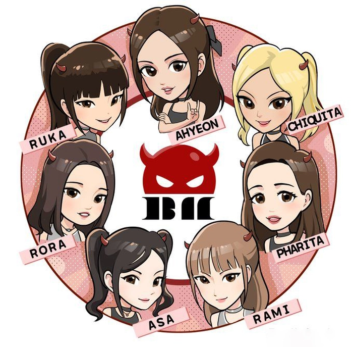 Ảnh BABYMONSTER chibi cute tinh nghịch