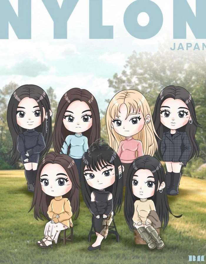 Ảnh BABYMONSTER chibi đẹp nổi bật