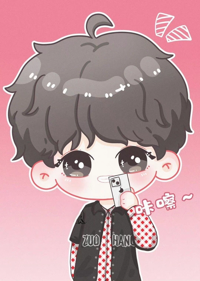 Ảnh Chu Chí Hâm chibi hài hước