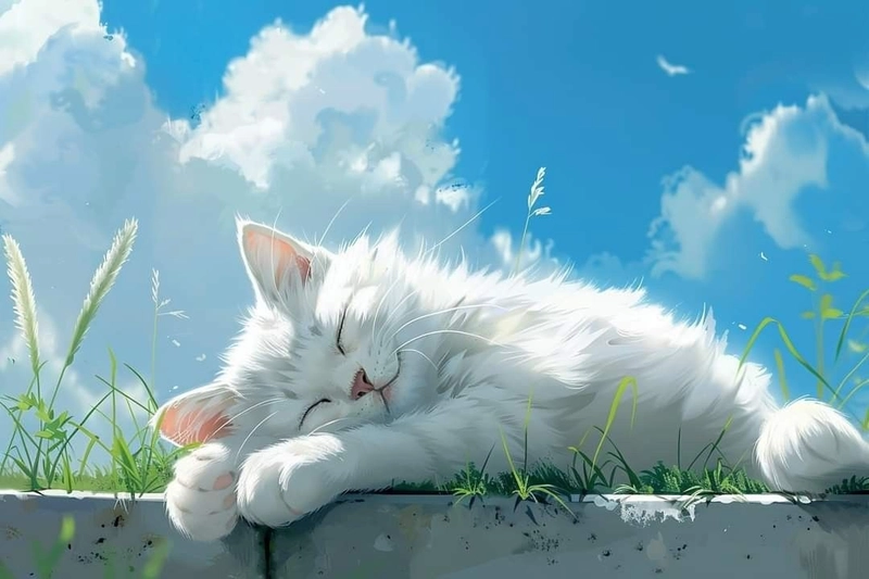Ảnh anime mèo dễ thương đáng để sưu tầm