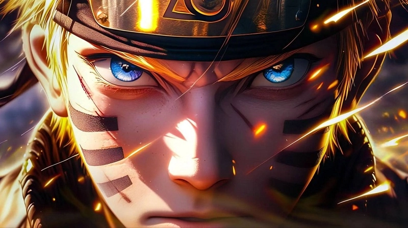 Hình ảnh anime Naruto 3D sống động