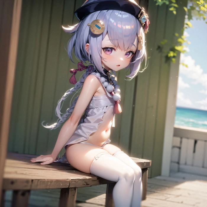 Ảnh Qiqi Genshin Impact cute ngọt ngào