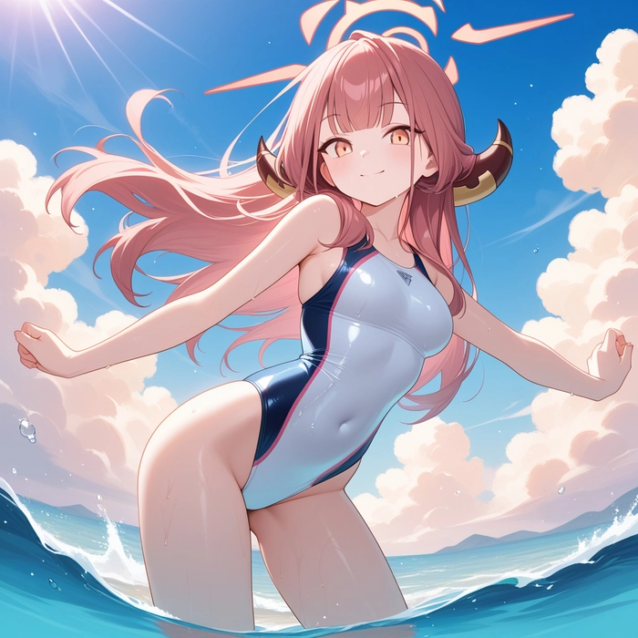 Ảnh Rikuhachima Aru swimsuit quyến rũ