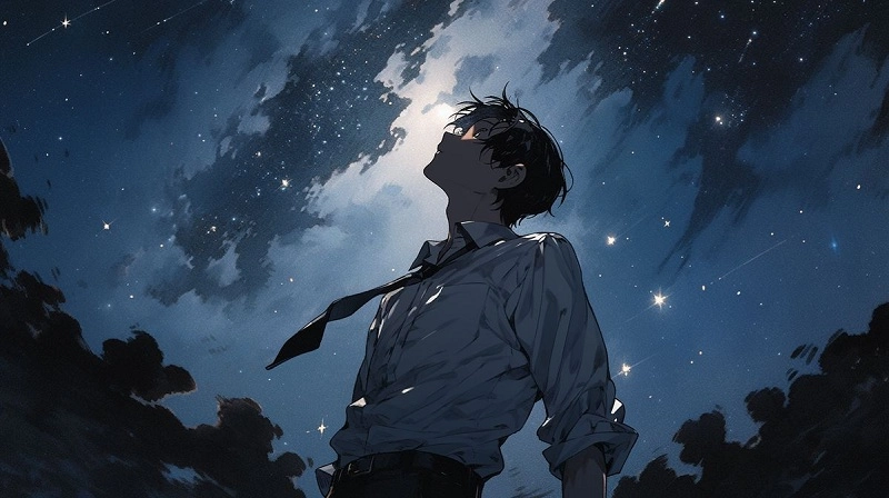 Ảnh Sadboiz nam anime suy tư sâu lắng