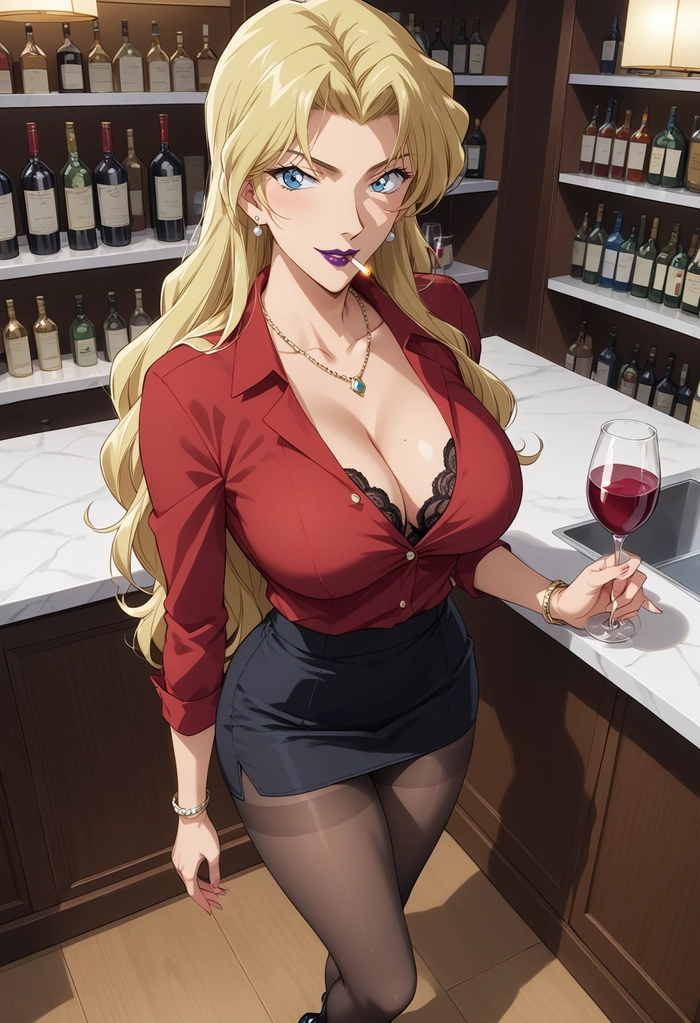 Ảnh Vermouth trong Conan đẹp cho fan anime