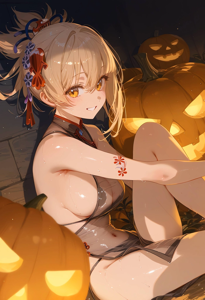 Ảnh Yoimiya fanart mang phong cách độc đáo