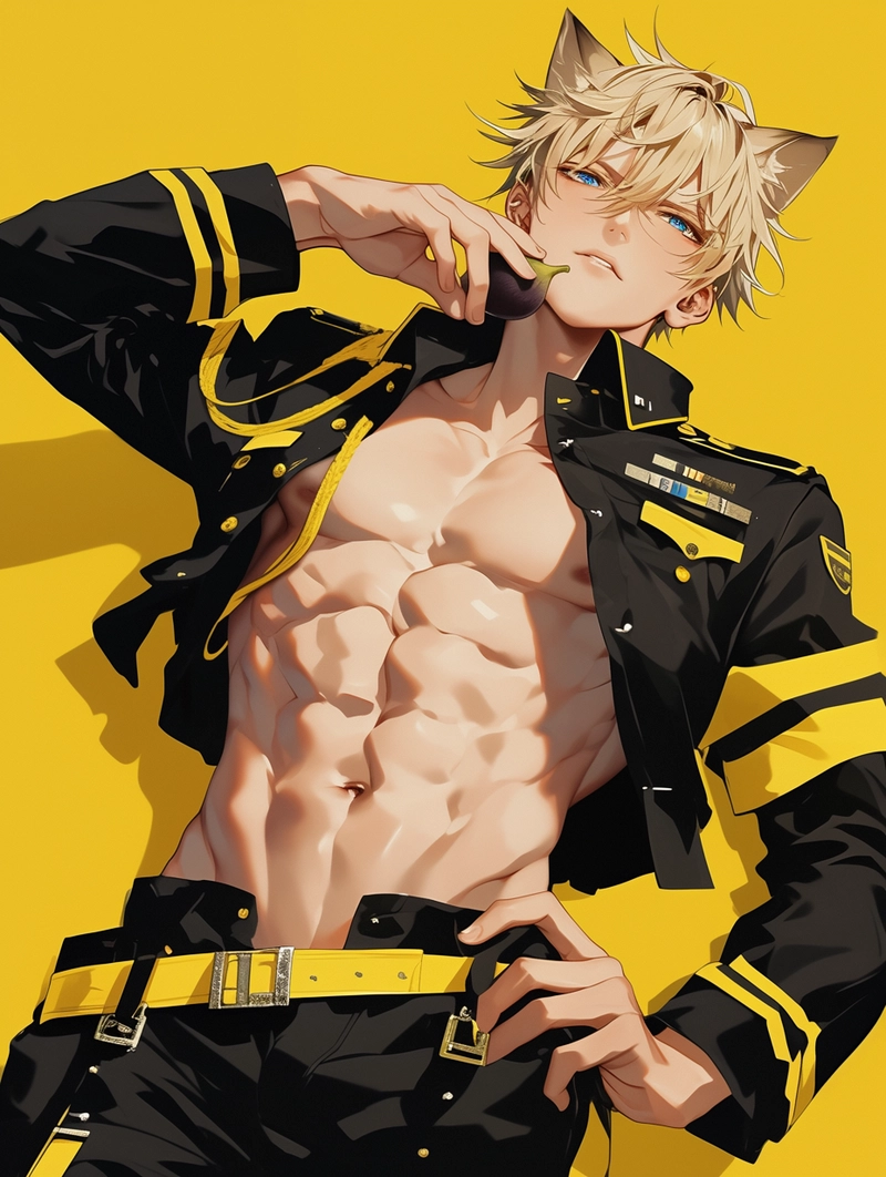 Ảnh anime 6 múi cực ngầu