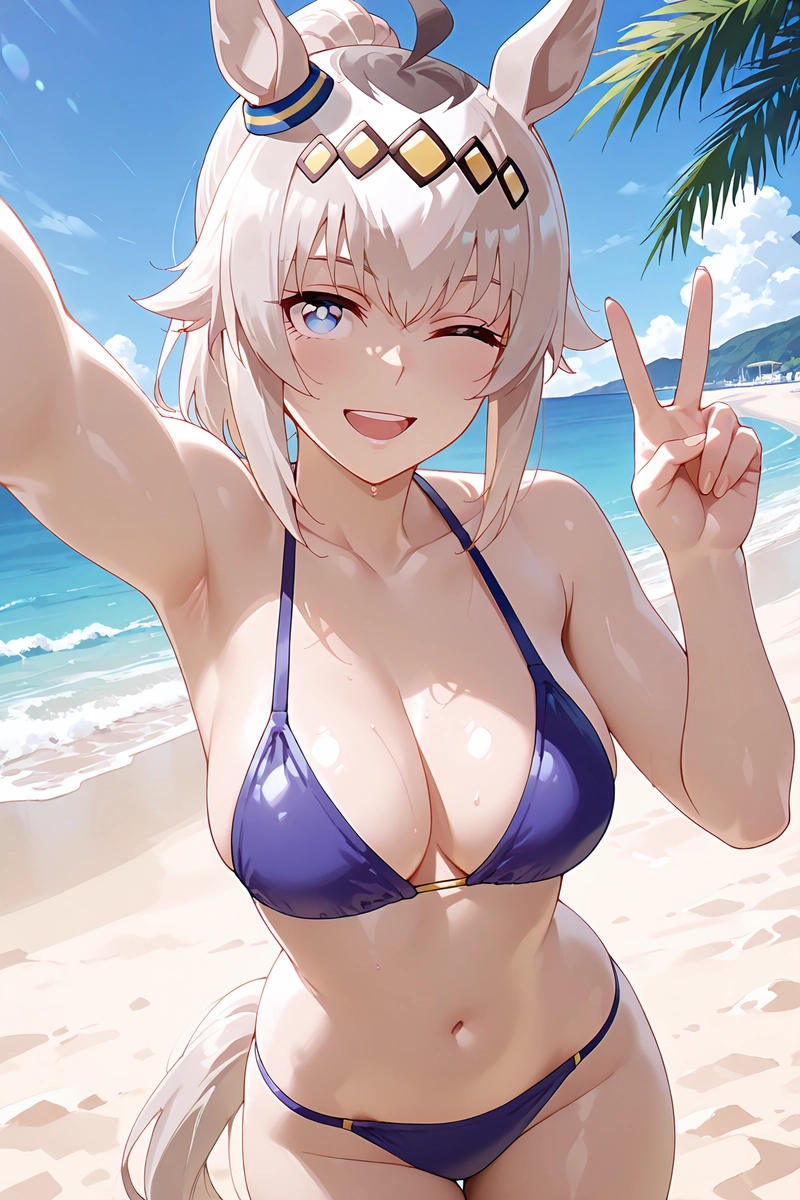 Ảnh anime bikini nữ dễ thương quyến rũ