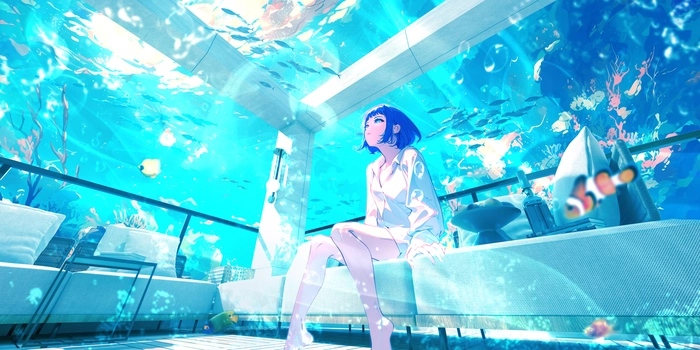 Ảnh anime chill lofi hình nền cực chill