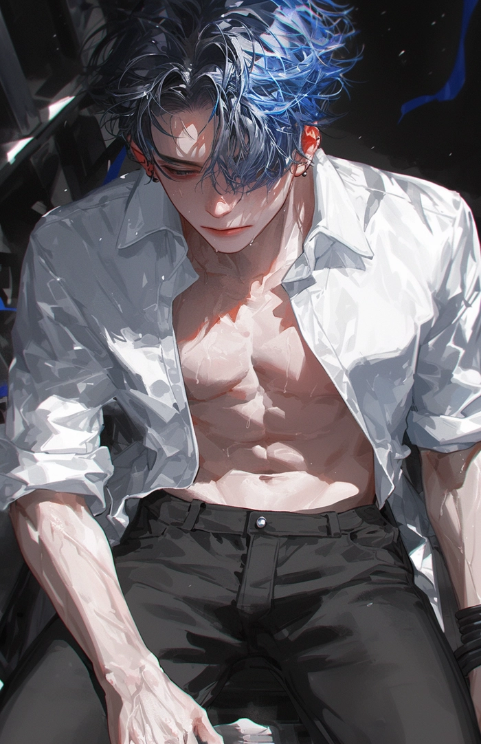 Ảnh anime nam ngầu lạnh lùng 6 múi cực chất