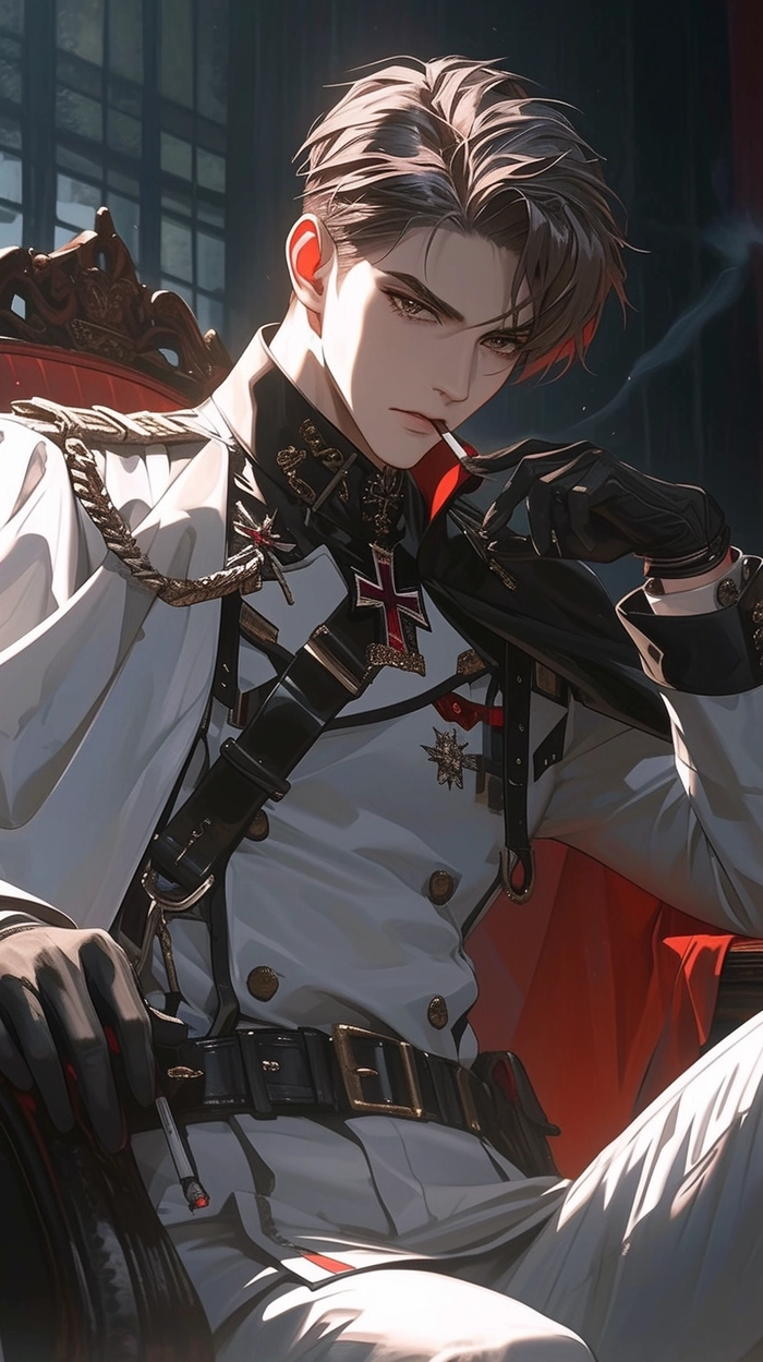 Ảnh anime nam ngầu lạnh lùng 6 múi thần thái