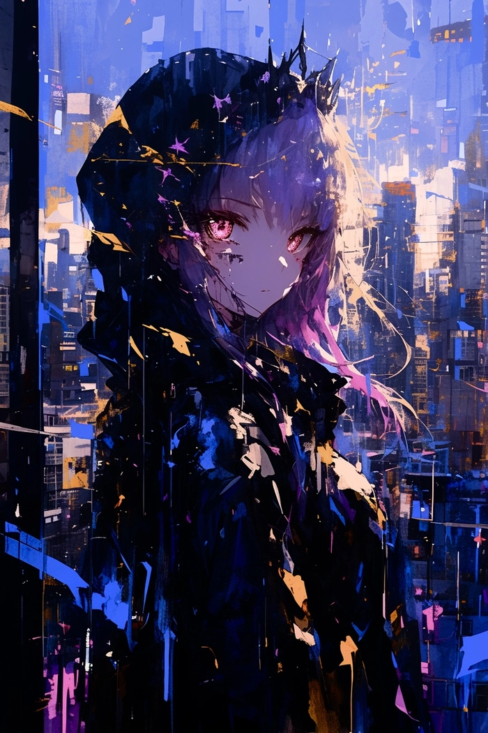 Ảnh anime nữ buồn cô đơn lặng thầm