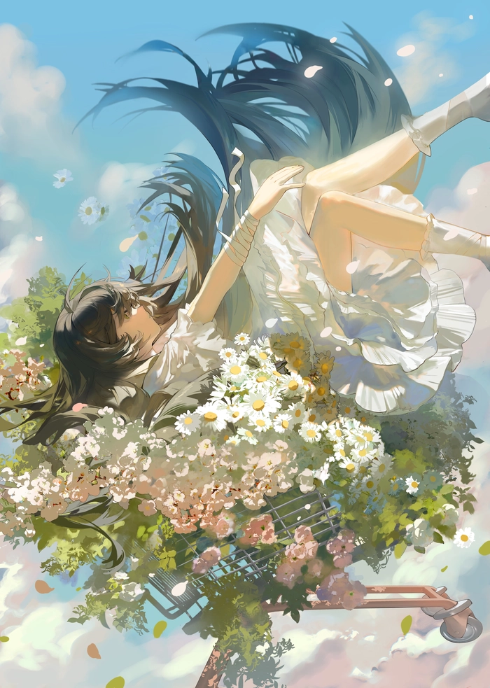 Ảnh anime nữ buồn cute dễ mến