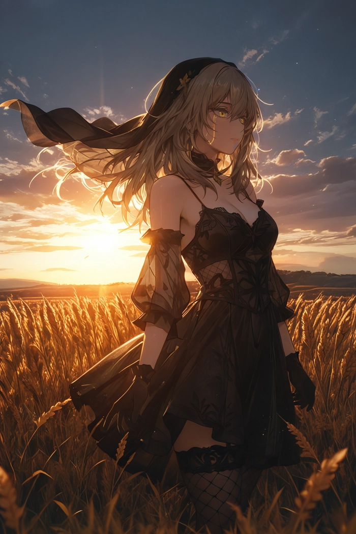 Ảnh anime nữ buồn đẹp tâm trạng