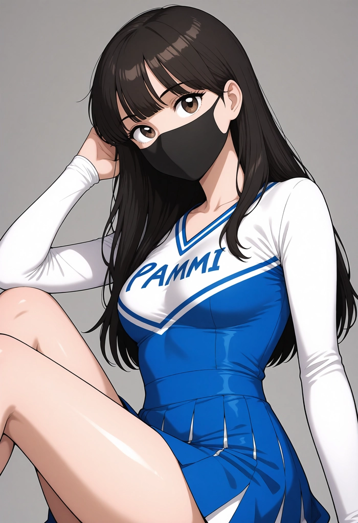 Ảnh anime nữ ngầu đeo khẩu trang đẹp nhất