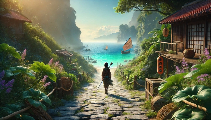 Ảnh anime phong cảnh mùa hè chill cực chill
