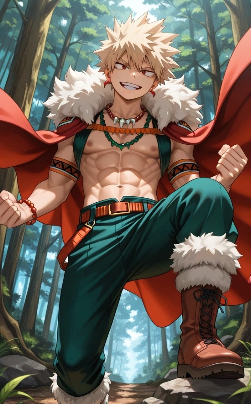 Ảnh anime trai 6 múi ngầu lòi
