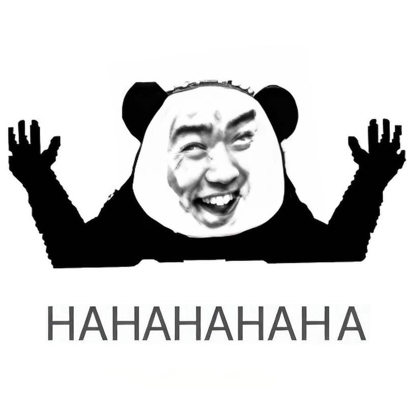 Ảnh chế meme gấu trúc cười đểu