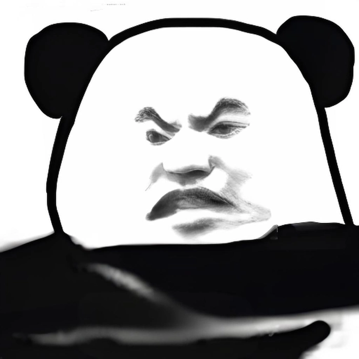 Ảnh chế meme gấu trúc dỗi dễ thương