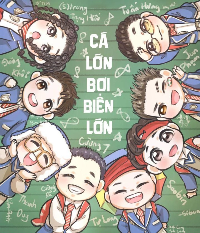 Ảnh chibi Anh Trai Vượt Ngàn Chông Gai đẹp độc đáo