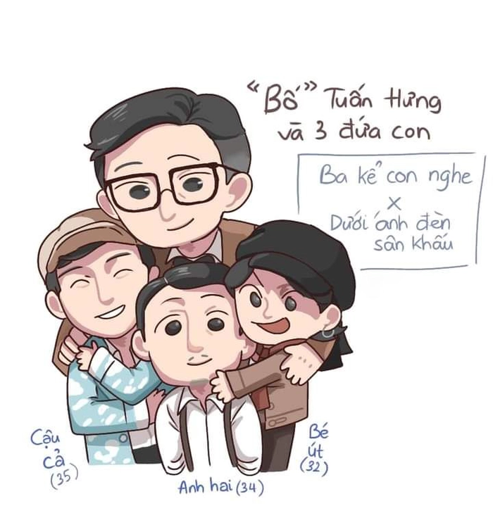 Ảnh chibi Anh Trai Vượt Ngàn Chông Gai độc đáo