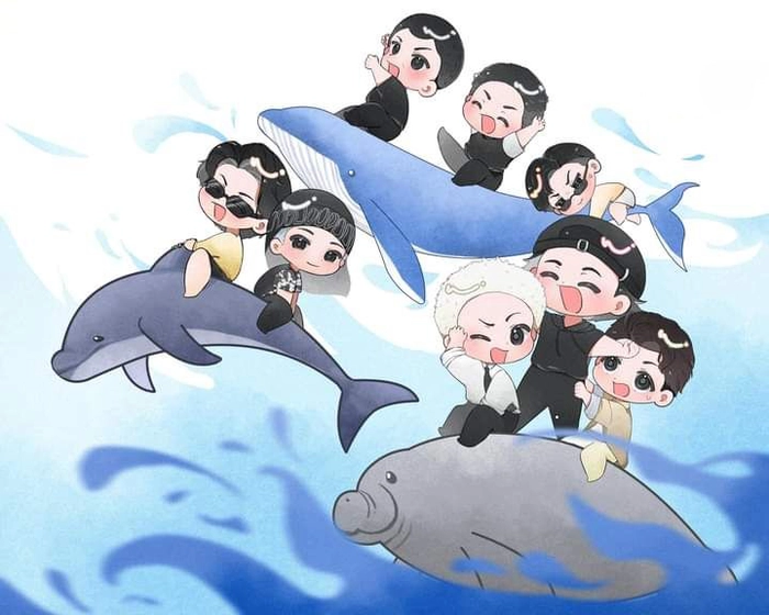 Ảnh chibi Anh Trai Vượt Ngàn Chông Gai phong cách