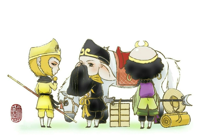 Ảnh chibi Tây Du Ký làm mới các nhân vật cổ điển