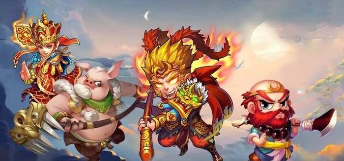 Ảnh chibi Tây Du Ký với phong cách hoạt hình Nhật