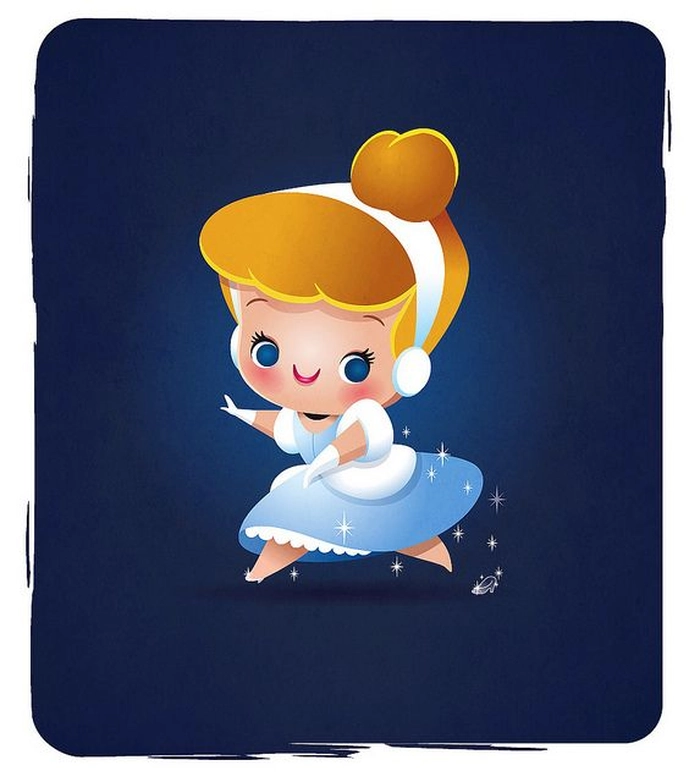 Ảnh công chúa Disney chibi cực dễ thương