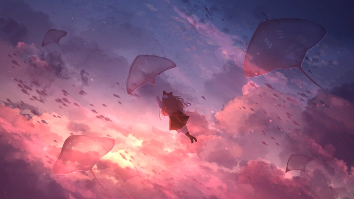 Ảnh lofi chill anime nhẹ nhàng