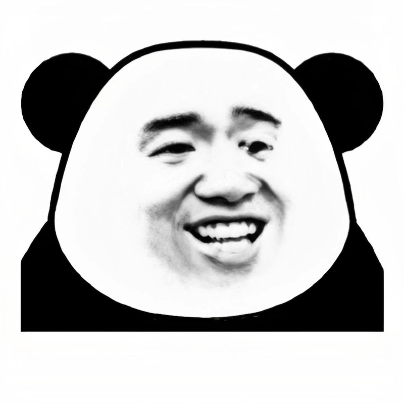 Ảnh meme gấu trúc cười troll