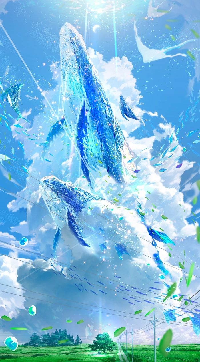 Ảnh nền phong cảnh anime full hd sắc nét