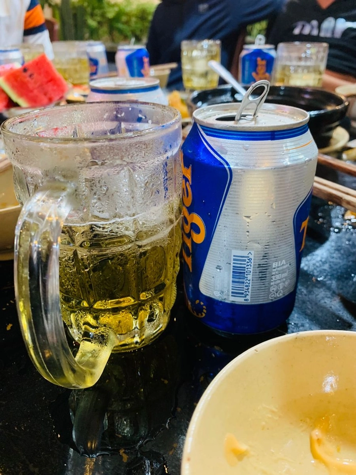 Ảnh nhậu 1 mik đơn giản