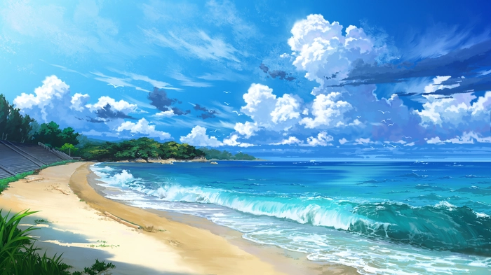 Ảnh phong cảnh anime 4k đẹp sắc nét
