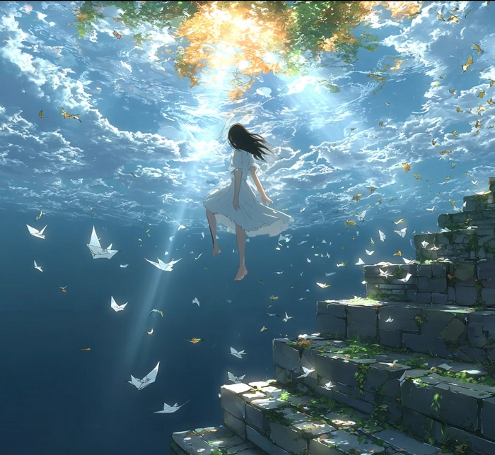 Ảnh phong cảnh anime đẹp ấn tượng
