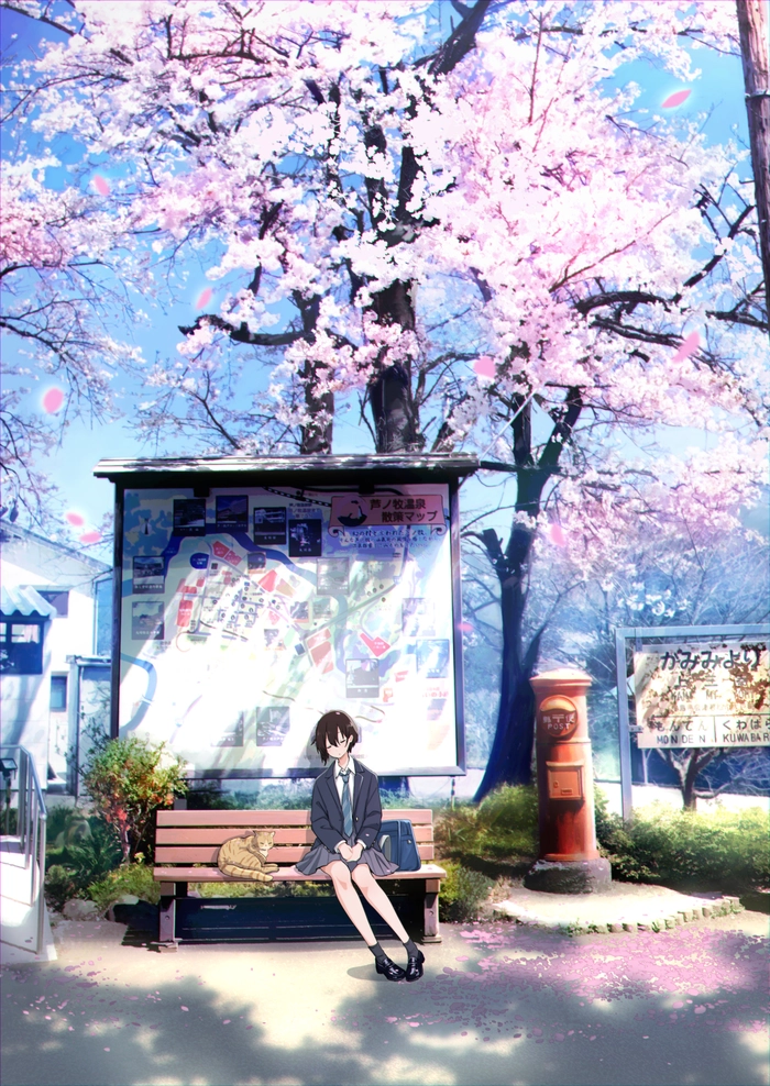 Ảnh phong cảnh anime full hd rõ nét