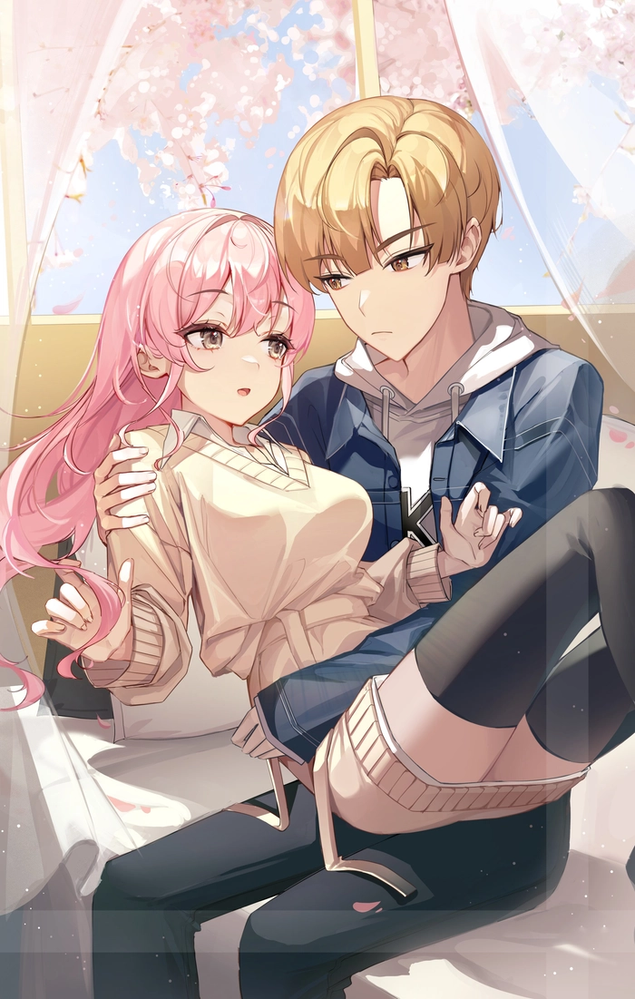 Anime couple photo đẹp ngọt ngào