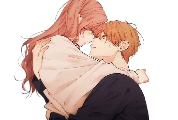 Anime picture couple vibe lãng mạn