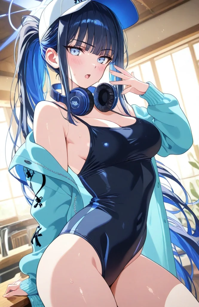 Blue Archive Saori trong khoảnh khắc nóng bỏng