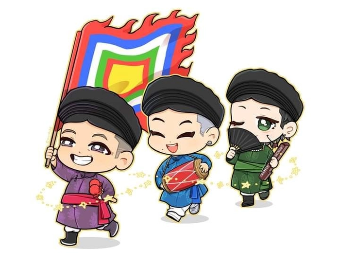Bộ ảnh Anh Trai Vượt Ngàn Chông Gai chibi ngộ nghĩnh