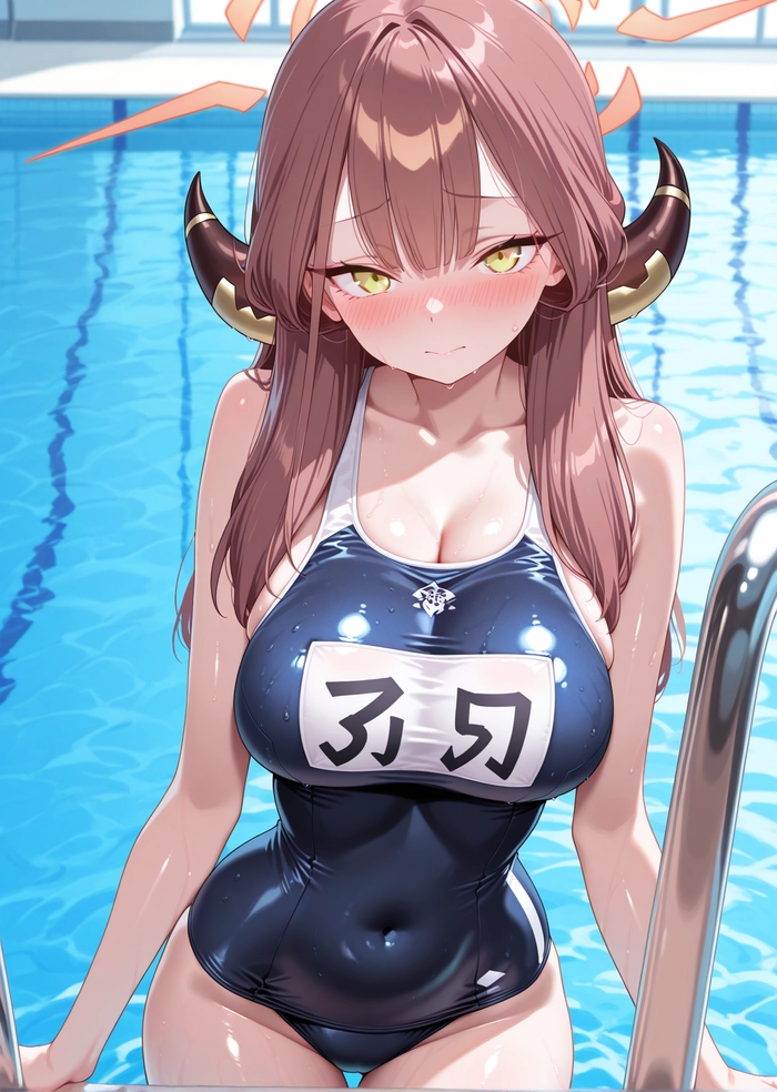 Bộ ảnh Rikuhachima Aru swimsuit sexy