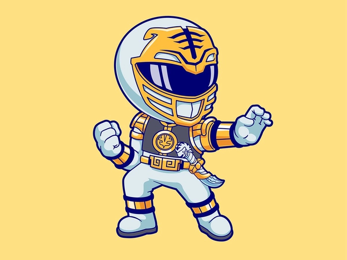Bộ ảnh Siêu Nhân Gao Bạc chibi ngầu