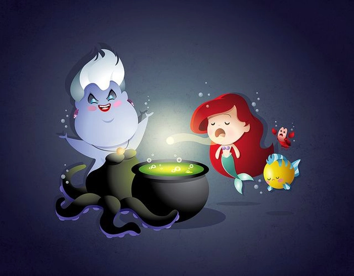 Bộ ảnh công chúa Disney cute lung linh