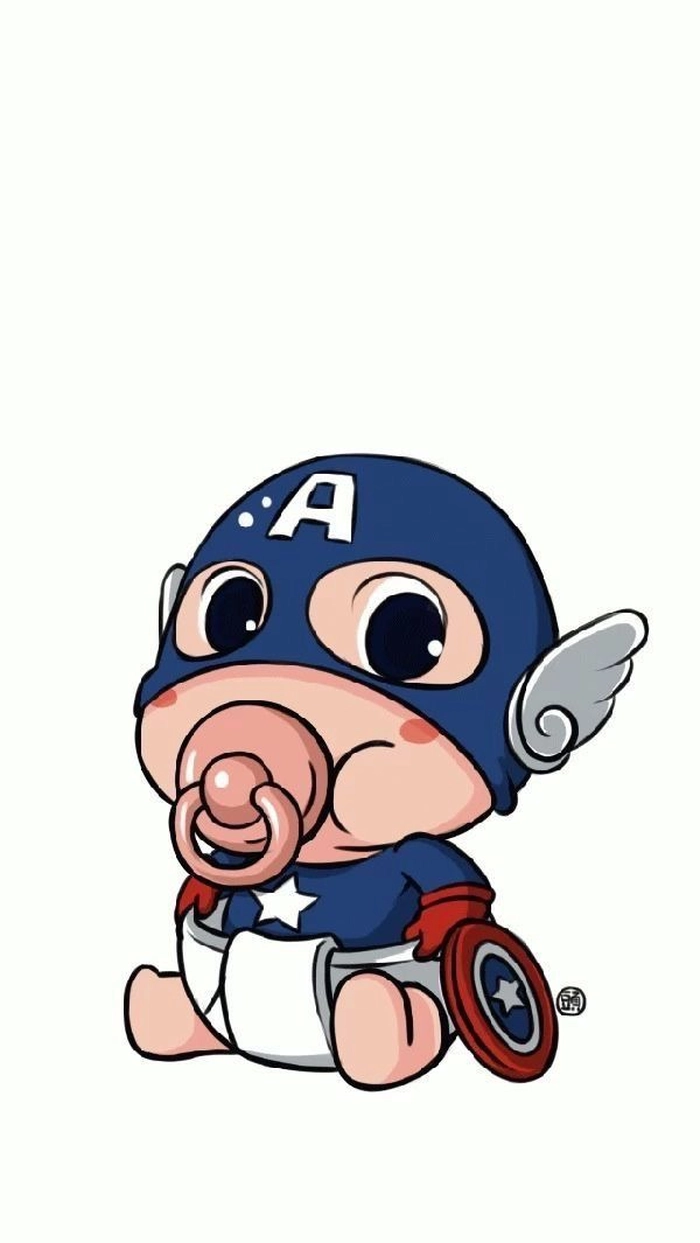Bộ sưu tập ảnh Captain America chibi đẹp